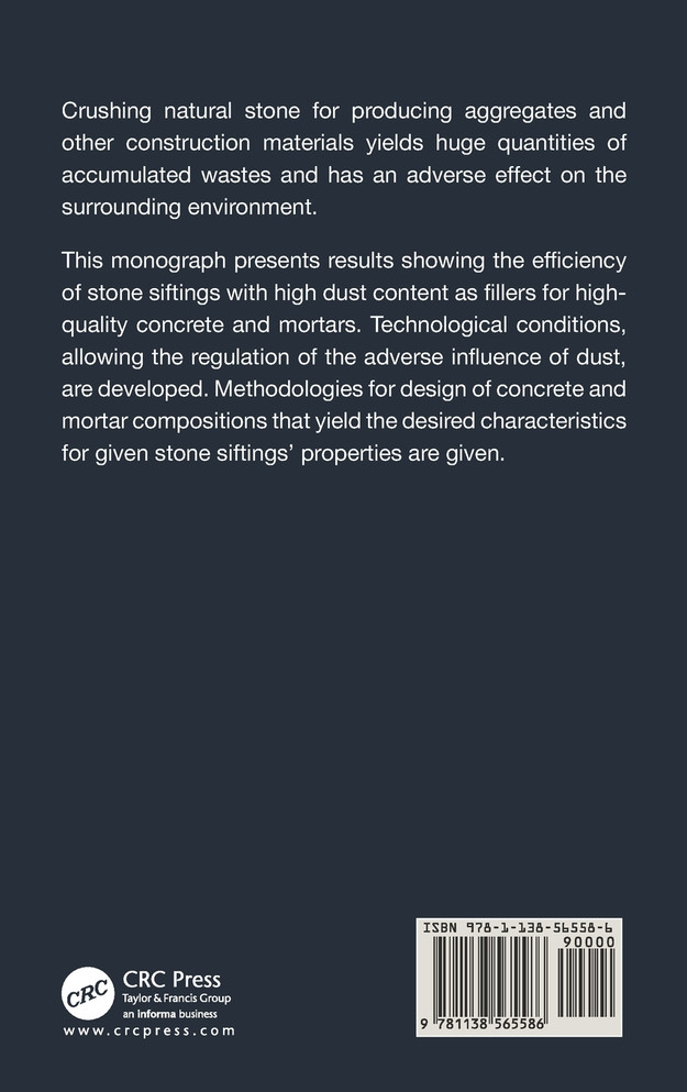 Concrete and Mortar Production using Stone Siftings