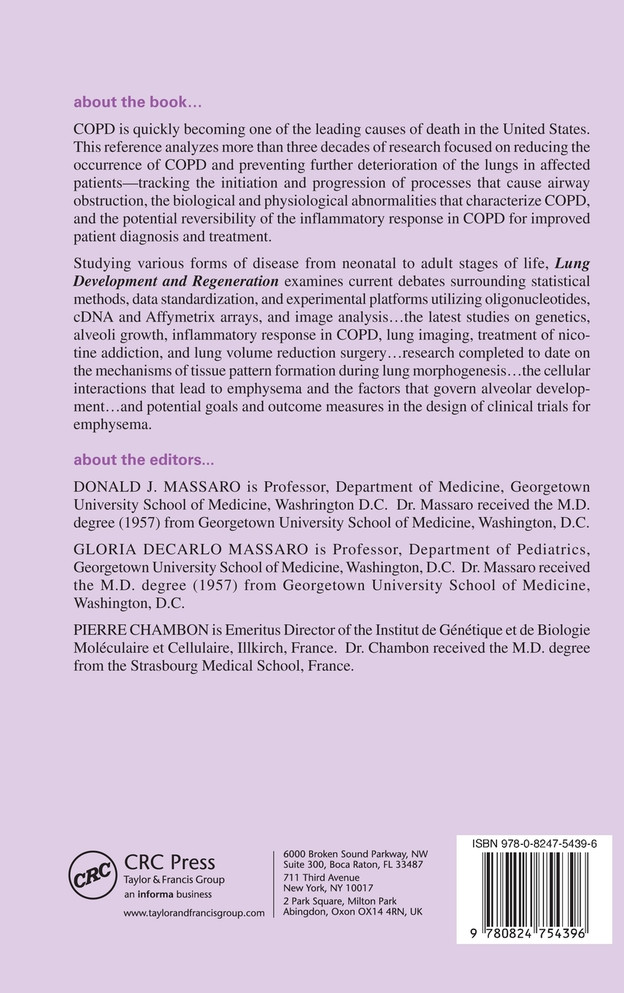 Lung Development and Regeneration