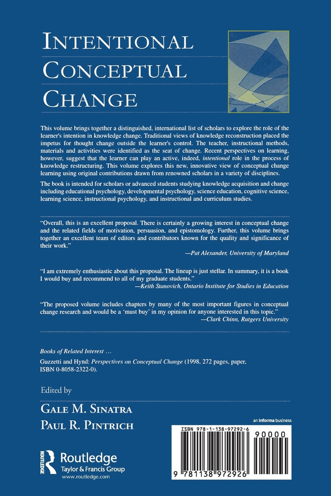 Intentional Conceptual Change