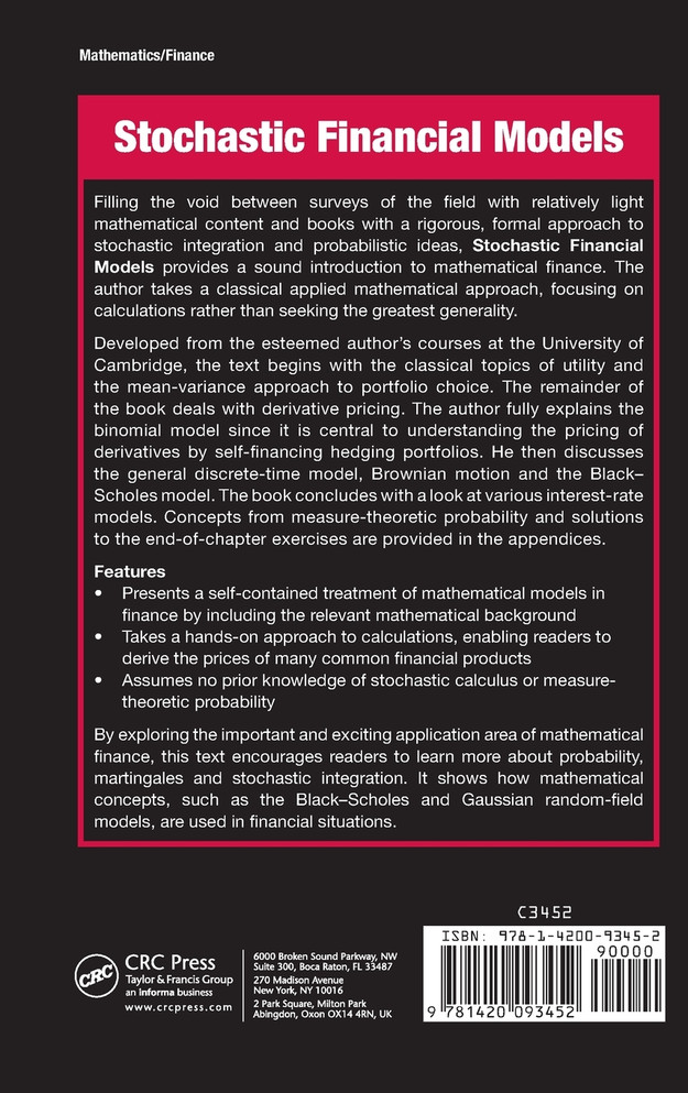 Stochastic Financial Models