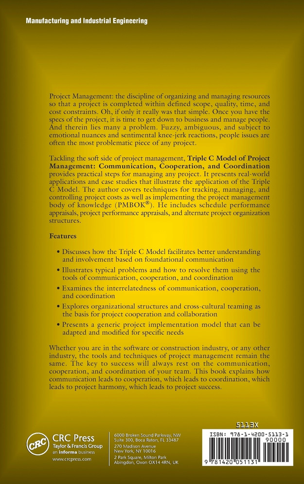 Triple C Model of Project Management
