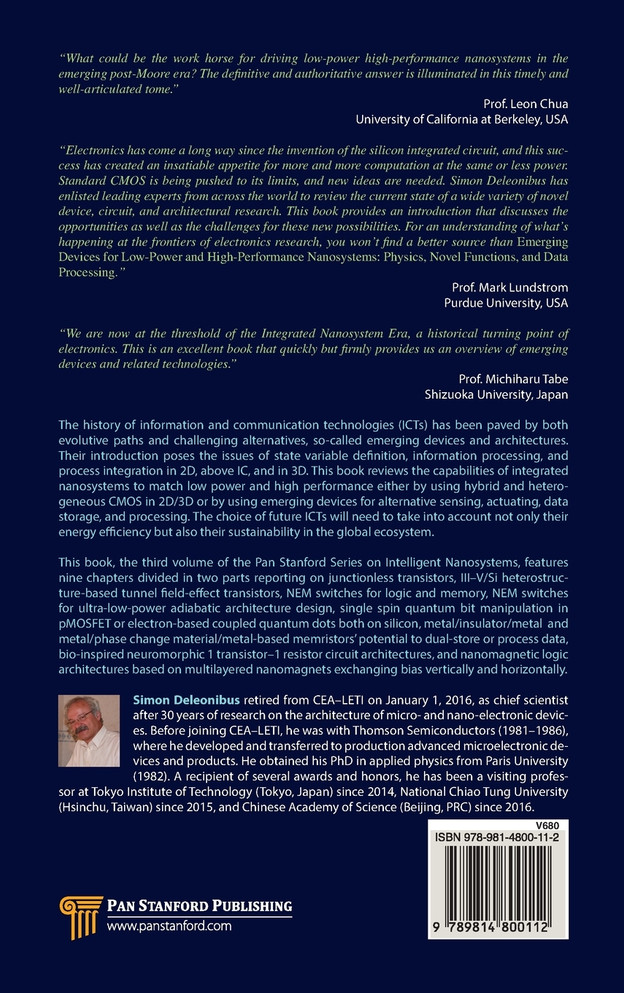 Emerging Devices for Low-Power and High-Performance Nanosystems