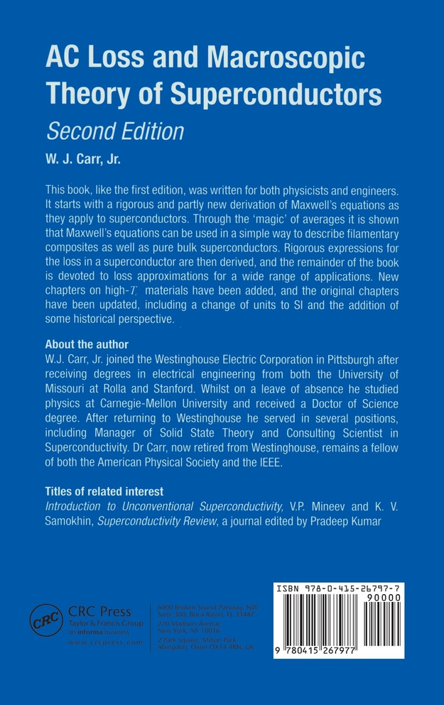 AC Loss and Macroscopic Theory of Superconductors