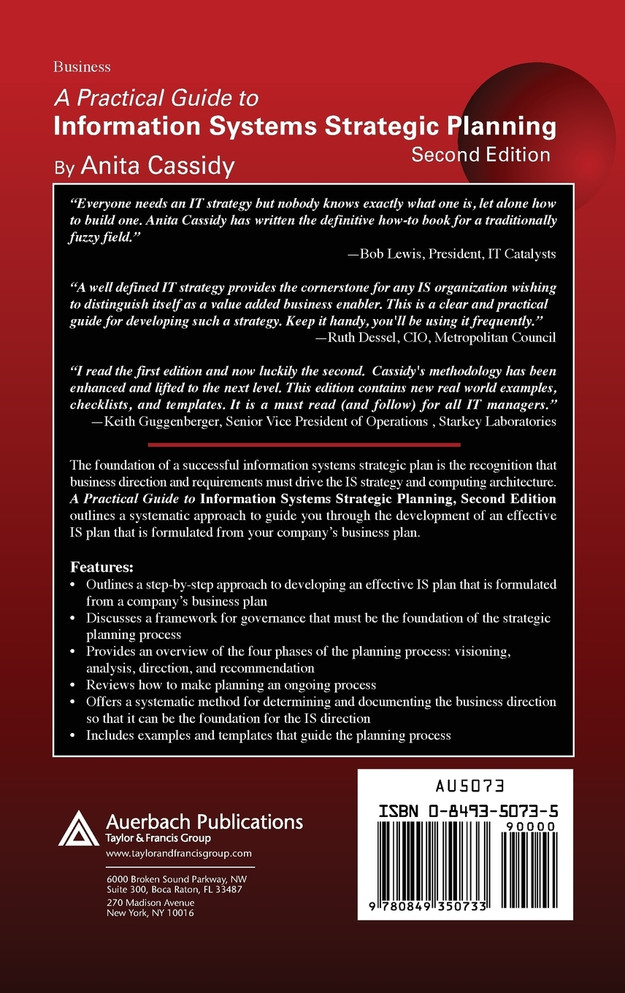 Practical Guide to Information Systems Strategic Planning