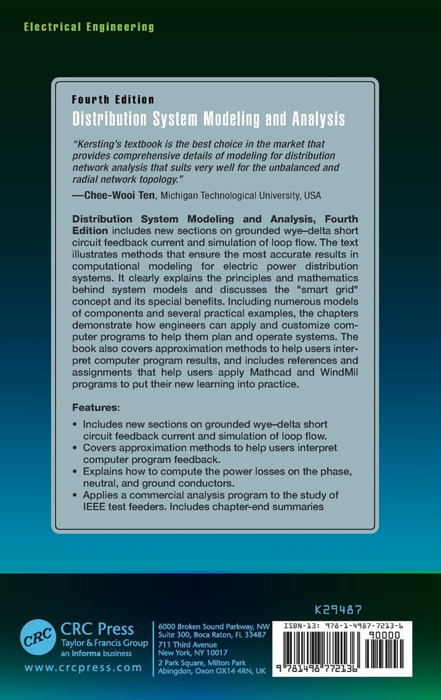 Distribution System Modeling and Analysis