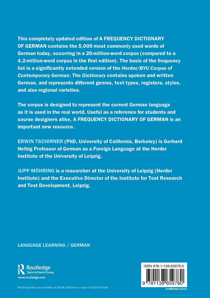 Frequency Dictionary of German