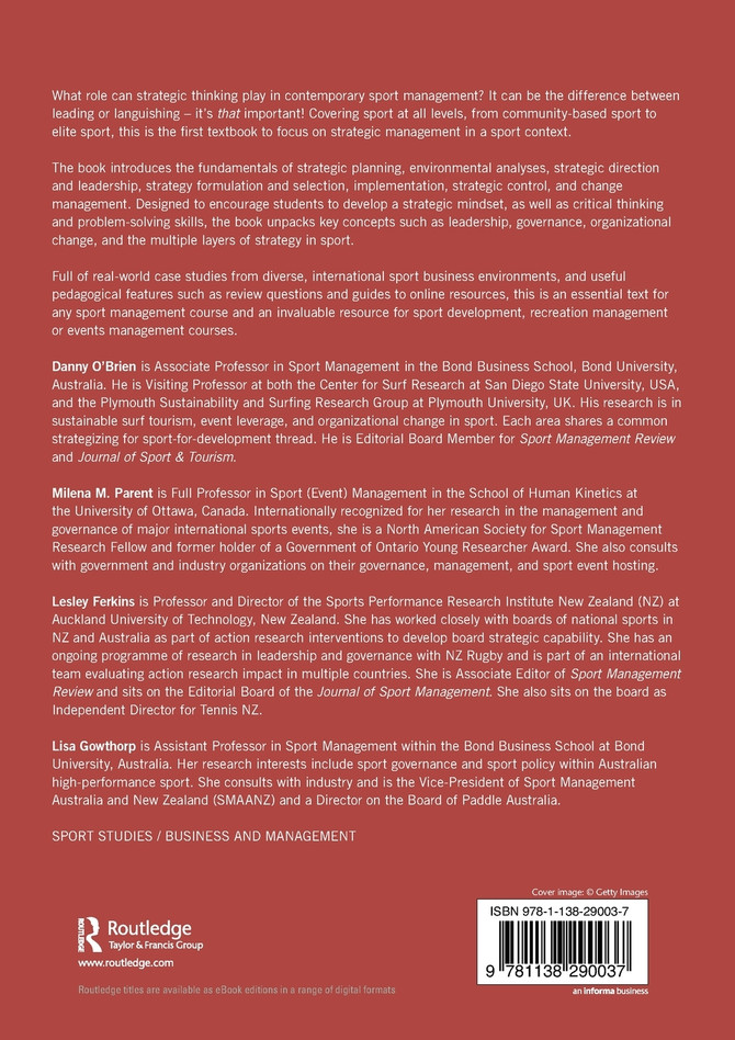 Strategic Management in Sport