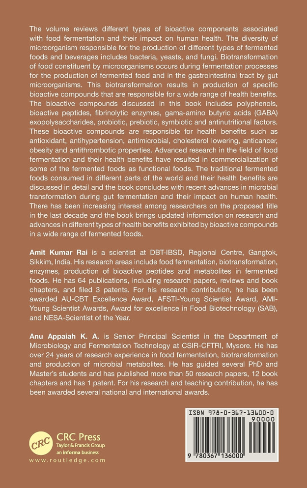 Bioactive Compounds in Fermented Foods