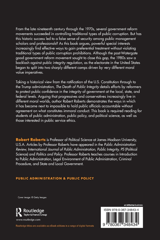 Death of Public Integrity