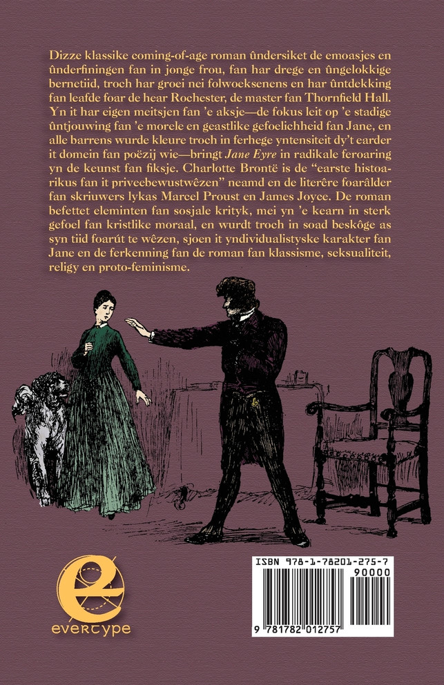 Jane Eyre : Jane Eyre in West Frisian by Charlotte Brontë (Paperback)