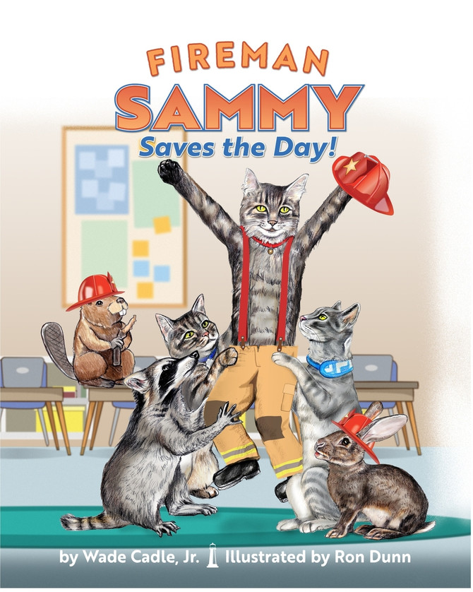 Fireman Sammy Saves The Day by Wade Cadle. Jr. (Paperback)