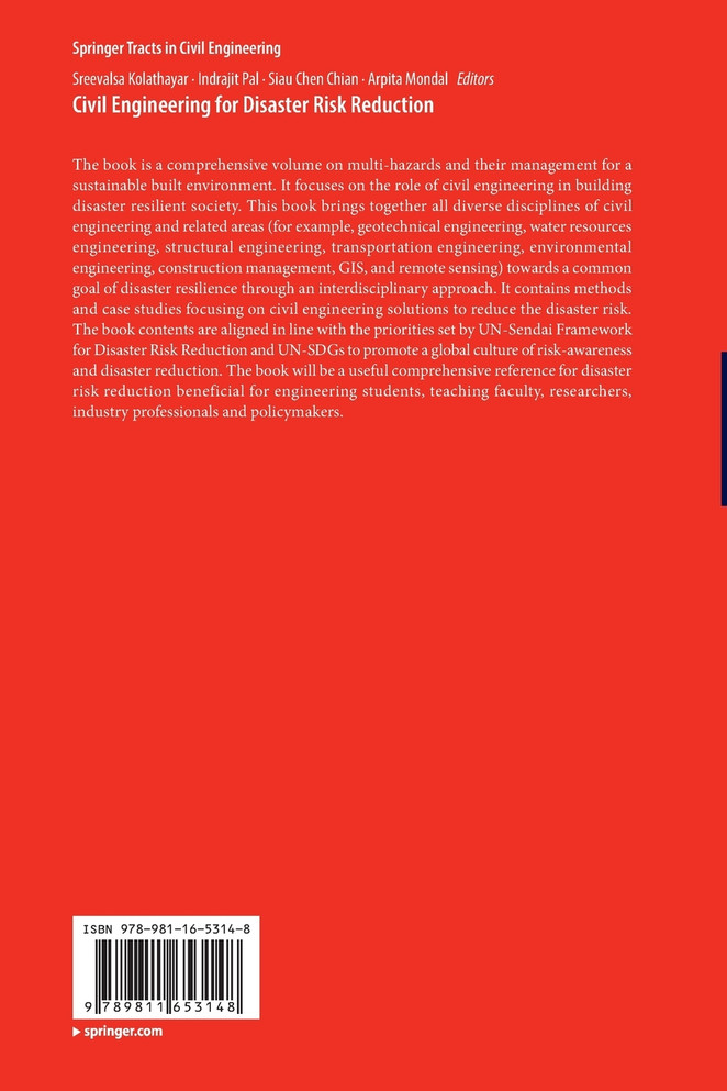 Civil Engineering for Disaster Risk Reduction by Sreevalsa Kolathayar (Paperback)