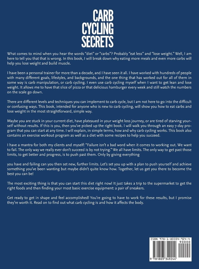 Carb Cycling Secrets by Anglona's Books (Hardcover)