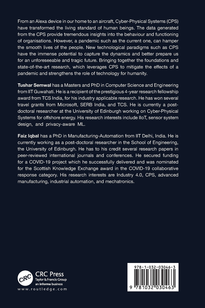 Cyber-Physical Systems : Solutions to Pandemic Challenges by Tushar Semwal (Paperback)