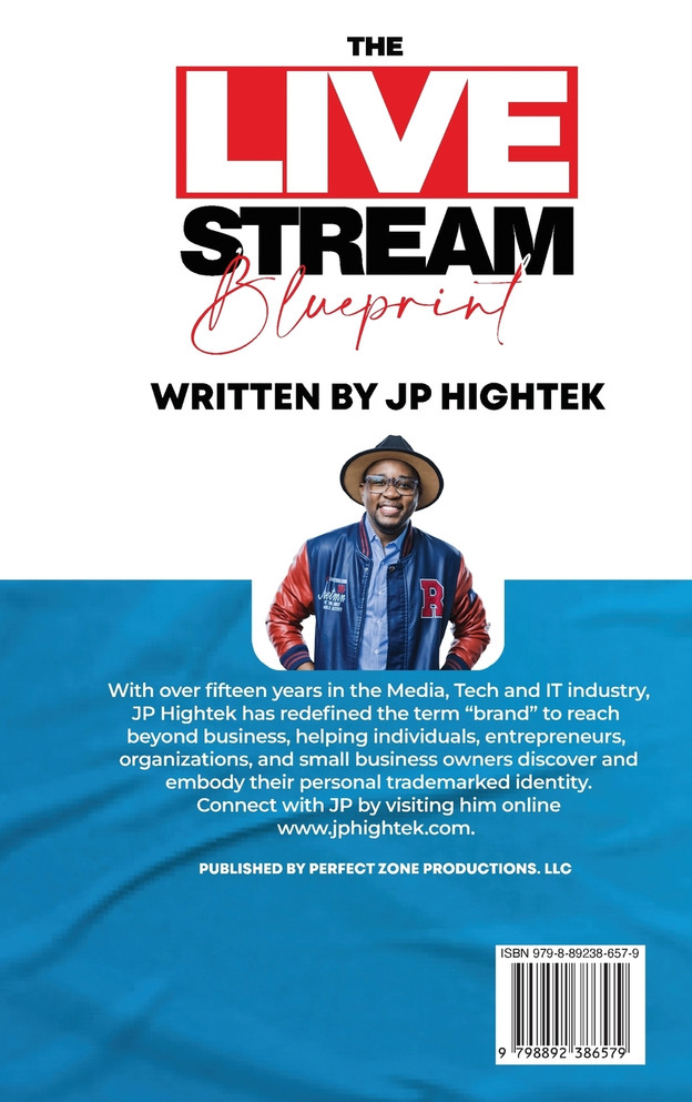 The Livestream Blueprint by JP Hightek (Hardcover)