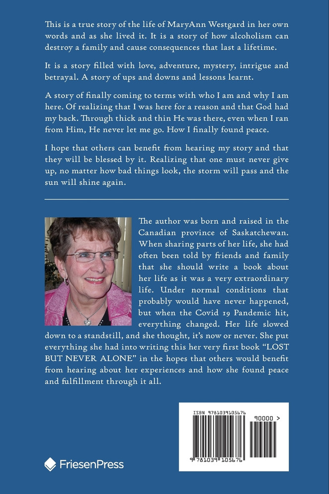 Lost But Never Alone by MaryAnn Westgard (Paperback)