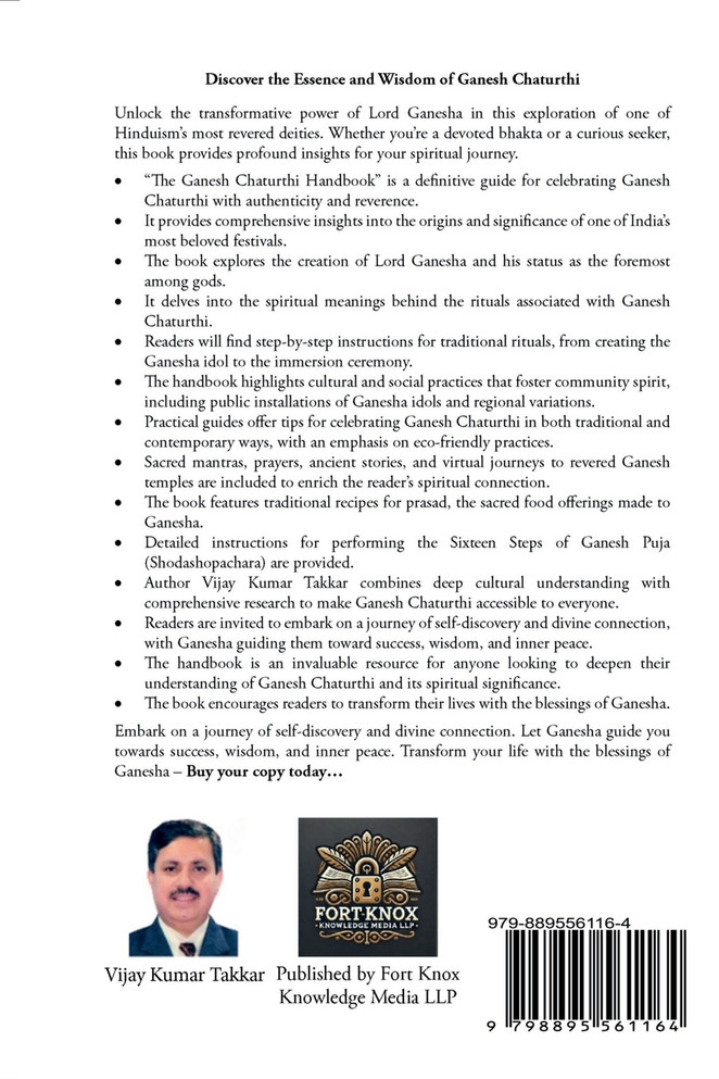 The Ganesh Chaturthi Handbook by Vijay Kumar Takkar (Paperback)