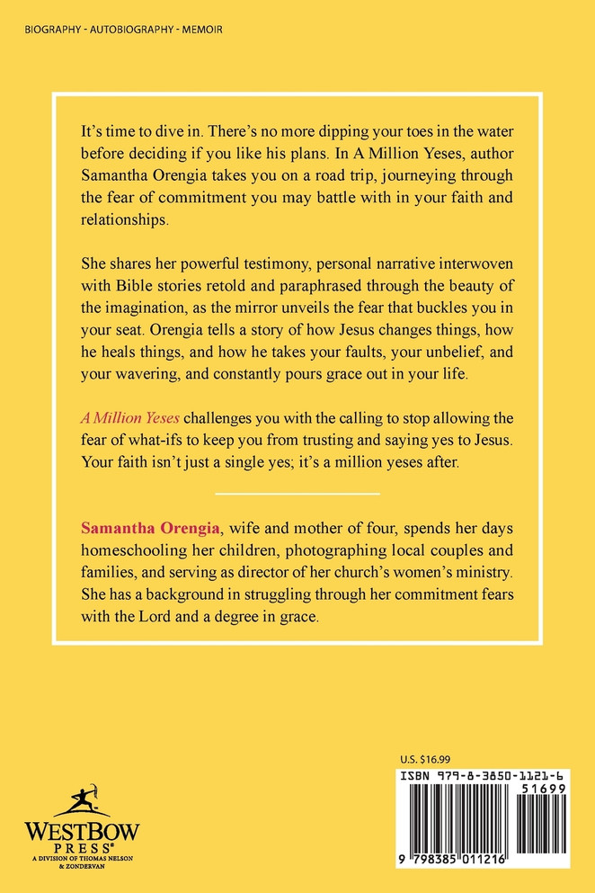 A Million Yeses by Samantha Orengia (Paperback)