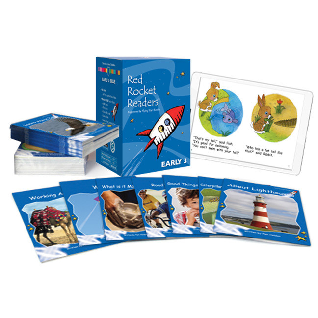 Red Rocket Readers :  Early 3 Level Blue Classroom Library by Pam Holden (Multiple-component retail product, shrink-wrapped)