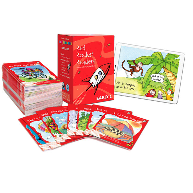 Red Rocket Readers :  Early 1 Level Red Classroom Library by Pam Holden (Multiple-component retail product, shrink-wrapped)