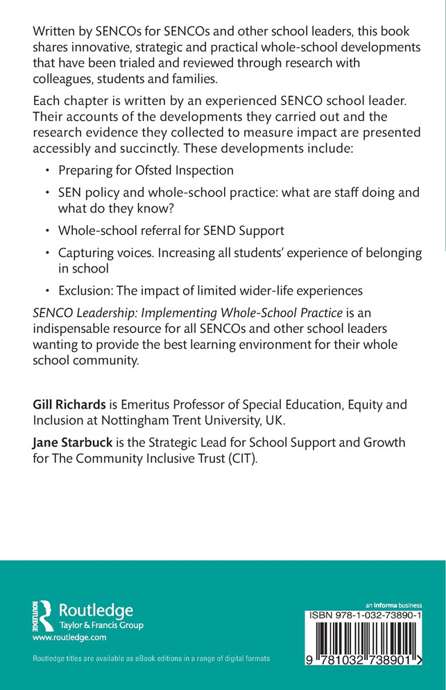 SENCO Leadership by Gill Richards (Paperback)