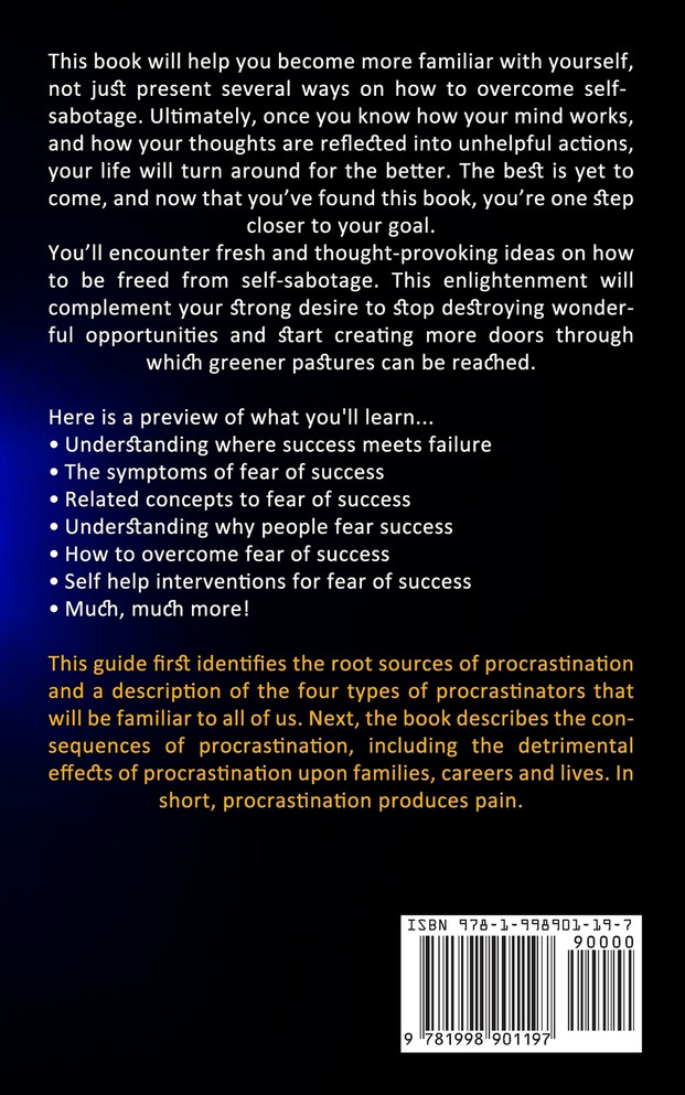 Self Sabotage : Overcome Self-sabotaging Behaviour for Life (How to Be Nice to Yourself and Conquer Your Critical Inner Voice) by Mark Griffeth (Paperback)