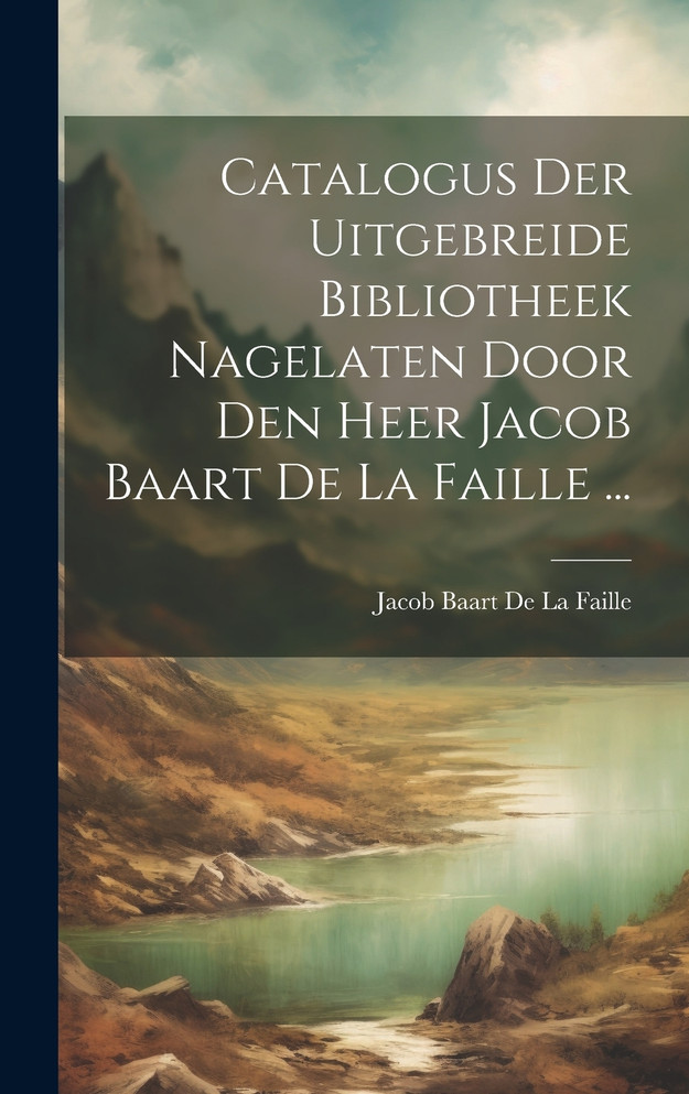 Catalogus Der Uitgebreide Bibliotheek Nagelaten Door Den Heer Jacob Baart De La Faille ... by Jacob Baart De La Faille (Hardcover)