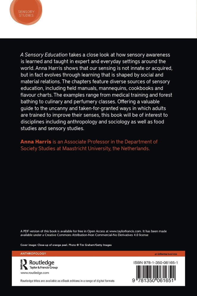 A Sensory Education by Anna Harris (Paperback)
