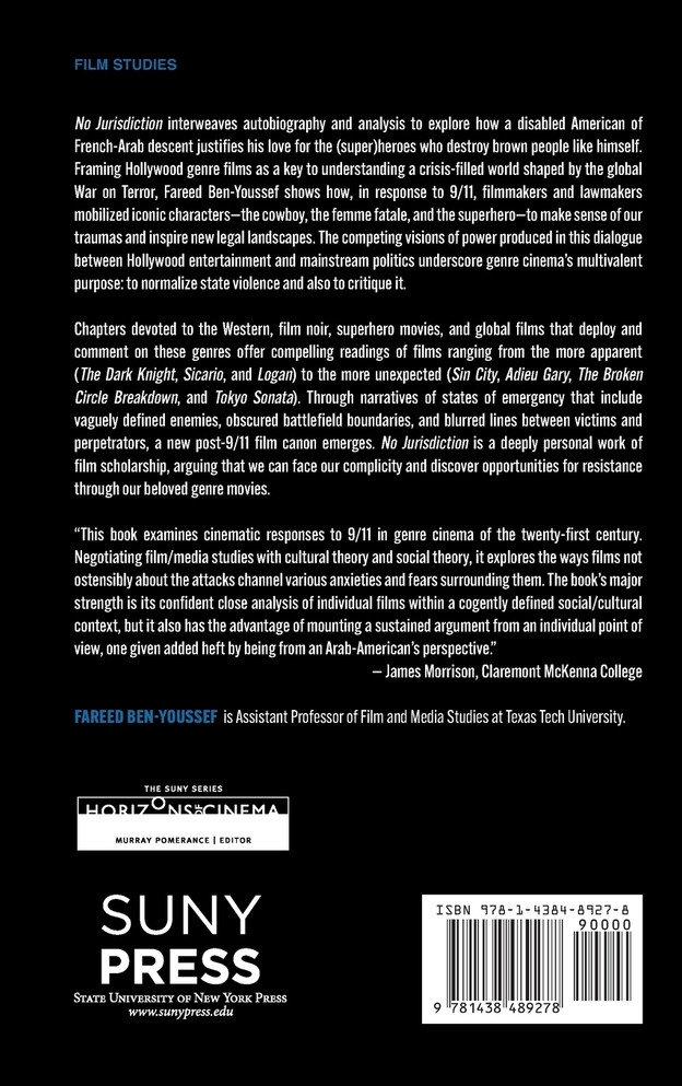 No Jurisdiction : Legal, Political, and Aesthetic Disorder in Post-9/11 Genre Cinema
