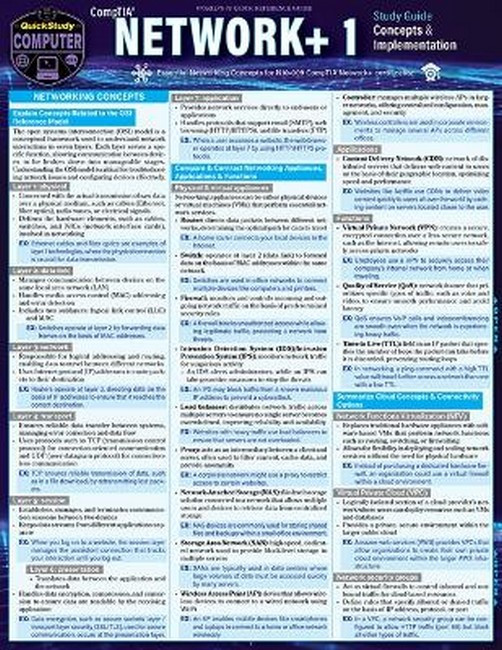 CompTIA® Network+ 1 Concepts & Implementation Study Guide