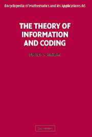 The Theory of Information and Coding
