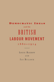 Democratic Ideas and the British Labour Movement, 1880-1914