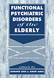 Functional Psychiatric Disorders of the Elderly