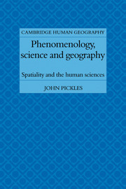 Phenomenology, Science and Geography