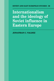 Internationalism and the Ideology of Soviet Influence in Eastern Europe