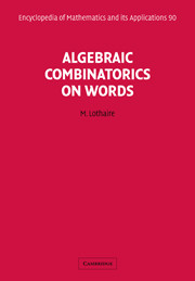 Algebraic Combinatorics on Words