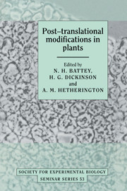 Post-translational Modifications in Plants
