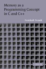 Memory as a Programming Concept in C and C++