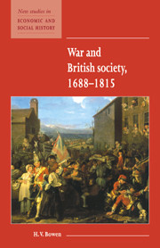 War and British Society 1688-1815
