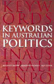 Keywords in Australian Politics