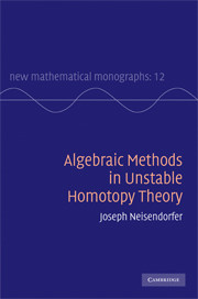 Algebraic Methods in Unstable Homotopy Theory