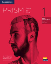 Prism Level 1 Reading and Writing Student's Book with Digital Pack