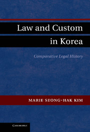 Law and Custom in Korea