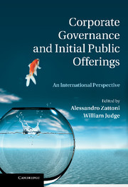 Corporate Governance and Initial Public Offerings