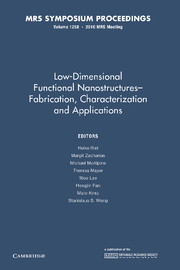 Low-Dimensional Functional Nanostructures-Fabrication, Characterization and Applications
