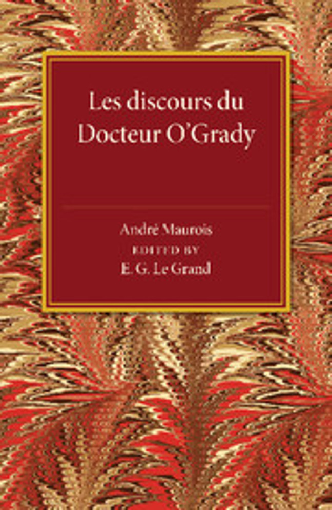 Les discours du Docteur O'Grady