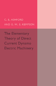 The Elementary Theory of Direct Current Dynamo Electric Machinery