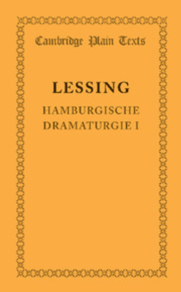 Hamburgische Dramaturgie I