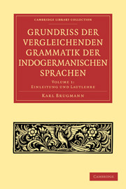 Grundriss der vergleichenden Grammatik der indogermanischen Sprachen