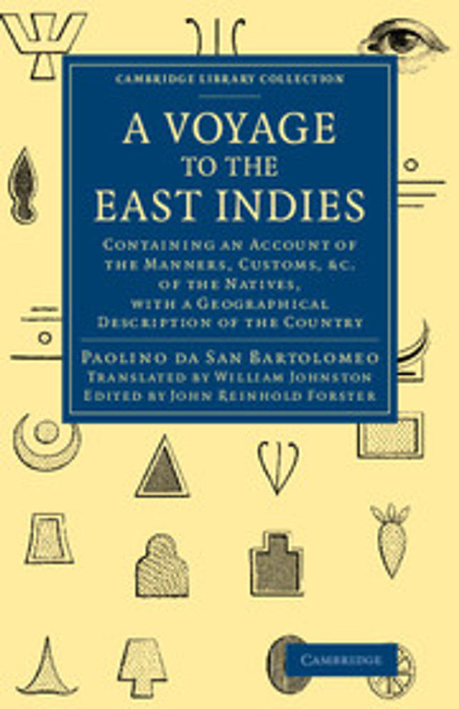 A Voyage to the East Indies